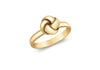 9ct Yellow Gold 4 Way Knot Ring