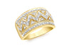 9ct Yellow Gold 0.33t Diamond Ring