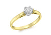 9ct Yellow Gold 0.50ct Diamond Solitaire Ring