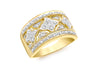 9ct Yellow Gold 0.28t Diamond Ring