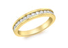 9ct Yellow Gold 0.50ct Channel Set Diamond Ring