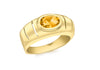 9ct Yellow Gold Oval Citrine Ring