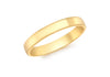 9ct Yellow Gold 3mm Court Ring