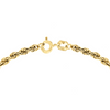 9ct Yellow Gold 100 Rope Chain Bracelet