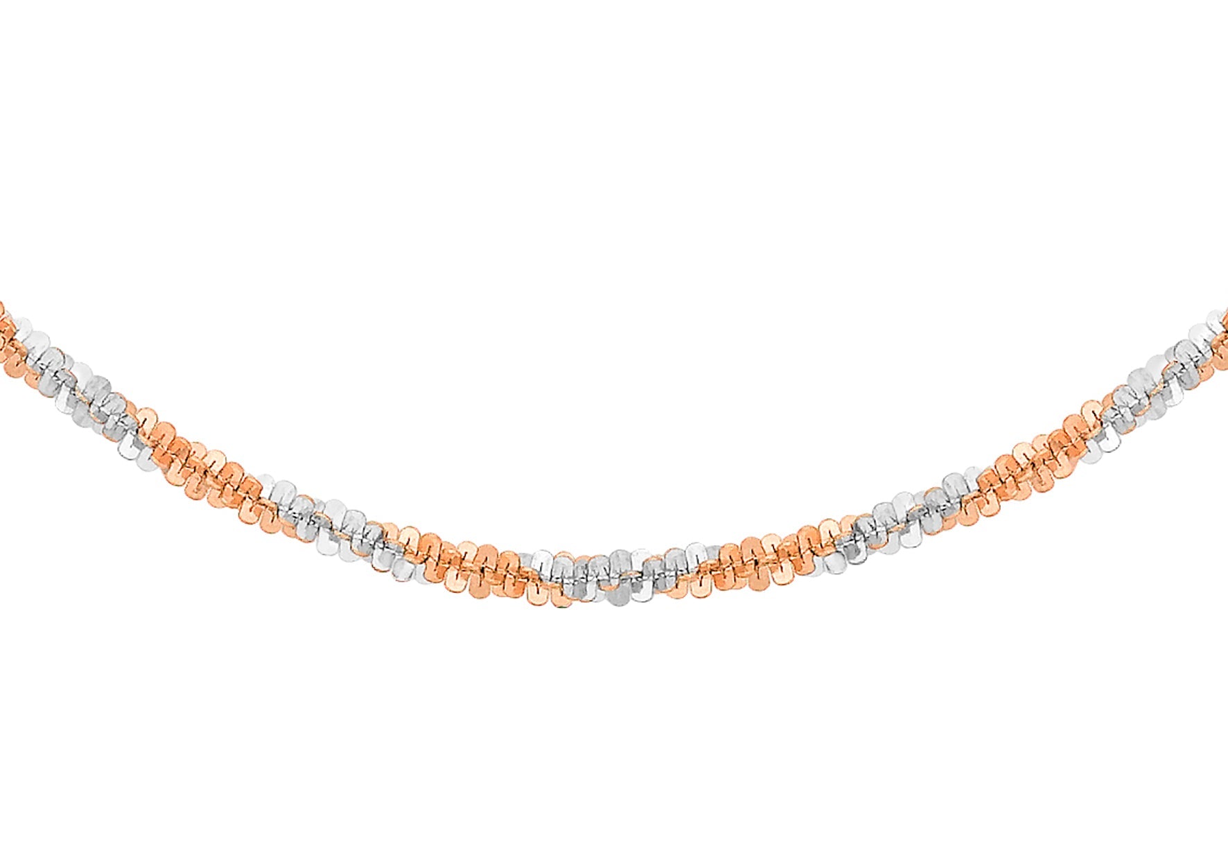 Sterling Silver 40 Two-Tone Tocalle Chain