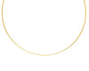 18ct Yellow Gold Round Slim Omega Chain