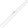 18ct White Gold Slim Shiny Snake Chain