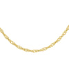9ct Yellow Gold 35 Diamond Cut Twist Curb Chain