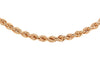 9ct Rose Gold 3.2mm Hollow Rope Chain 46m/18''9