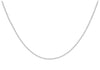 9ct White Gold Open Curb Chain