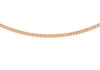 9ct Rose Gold 30 Adjustable Curb Chain