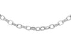 9ct White Gold Oval Belcher  Chain 41m/16"9