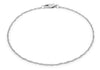 9ct White Gold Twist Curb Chain