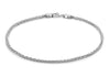 9ct White Gold 50 Spiga Chain Bracelet 19m/7.5"9