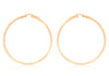 9ct Rose Gold 40mm Creole Earrings