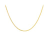 18ct Yellow Gold 35 Quad Herringbone Necklace