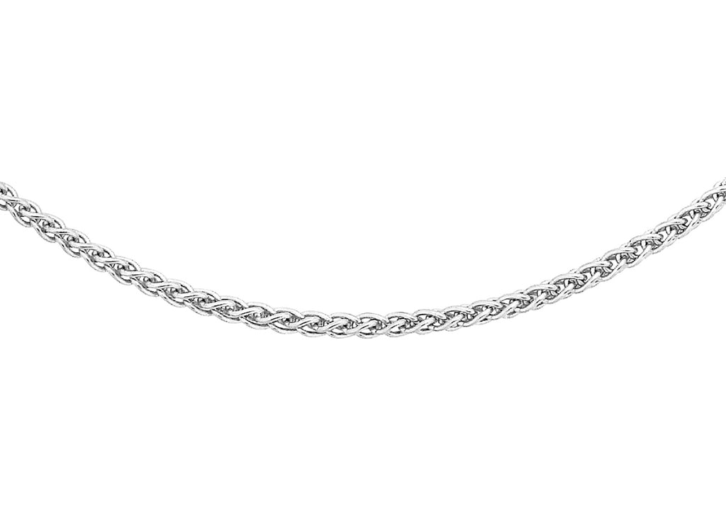 18ct White Gold Spiga Chain 41m/16"9