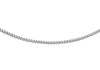18ct White Gold 25 Diamond Cut Curb Chain 41m/16"9