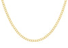 18ct Yellow Gold 120 Diamond Cut Curb Chain