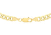 18ct Yellow Gold 120 Diamond Cut Curb Chain