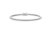 18ct White Gold 5.00ct Diamond Tennis Bracelet