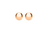 18ct Rose Gold 6mm Ball Stud Earrings