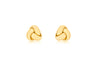 18ct Yellow Gold 7mm Knot Stud Earrings