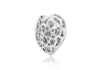 18ct White Gold 1.35ct Pave Set Diamond Heart Pendant