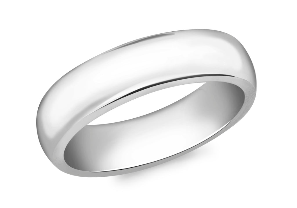 18ct White Gold Court Ring