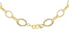 9ct Gold Textured Oval Rings Belcher Chain