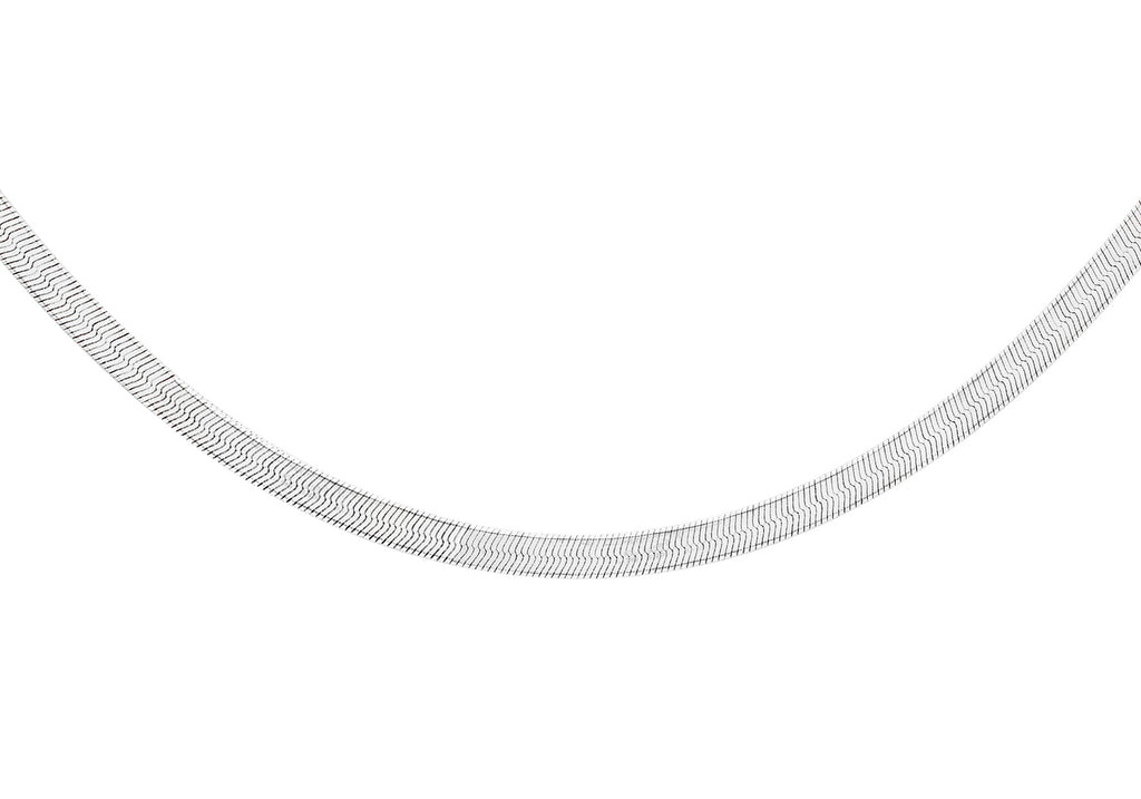Sterling Silver Oval Snake Chain