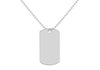 Sterling Silver Dog Tag Ball Chain 51m/20"9