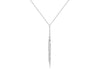 Sterling Silver Toscalle Box Tassle Y Chain Necklet