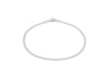 Sterling Silver Oval Herringbone Bracelet