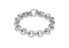 Sterling Silver 11mm Round Link Belcher  Bracelet 20m/8"9