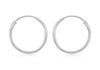 Sterling Silver 16mm Hoop Earrings