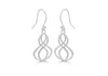 Sterling Silver Drop Hook Earrings 