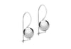 Sterling Silver 8mm Ball Drop Earrings