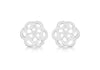 Sterling Silver 9mm Flat elti Stud Earrings