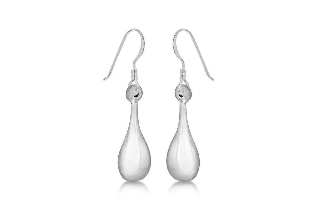 Sterling Silver Teardrop Earrings