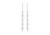 SILVER 4 Disc DROP EARRing