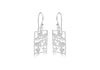 SILVER MULTI HEART Cut OCut EAR9