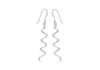 SILVER FLAT ORK SREW EARRing