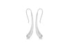 SILVER HORN DROP EARRing