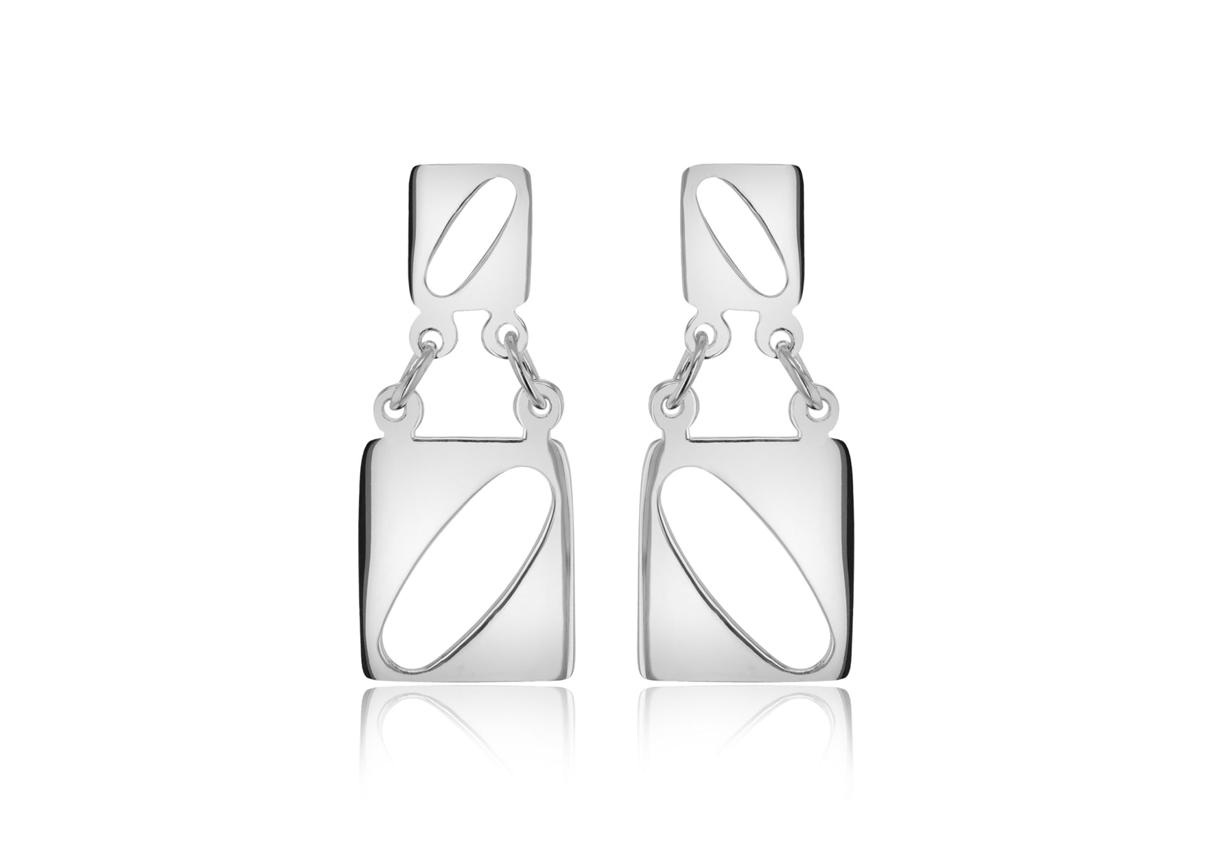 Sterling Silver Double Drop Earrings