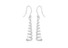 Sterling Silver Tapper orksrew Earrings