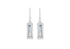 SILVER WHITE MOP DROP EARRing