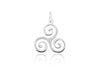 Sterling Silver Swirl Pendant