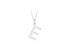 Sterling Silver Freshwater Pearls Initials Pendant