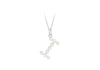 Sterling Silver Freshwater Pearls Initials Pendant